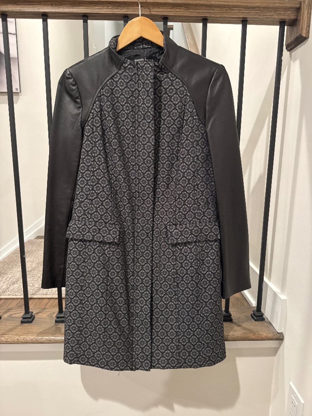 Nanette Lepore leather coat